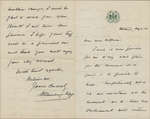 Letter from William Lyon Mackenzie King to Mrs. C. E. Hoffman, May 2, 1911