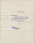 Letter from Francis Giddens to Mrs. C. E Hoffman, May 19, 1911
