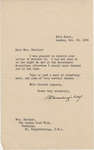 Letter from William Lyon Mackenzie King to Mrs. George A. Heather, October 26, 1926