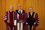 Bob Rae, Don Morgenson and Robert Rosehart, Wilfrid Laurier University spring convocation, 2006