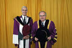 Don Morgenson and Robert Rosehart, Wilfrid Laurier University spring convocation, 2006