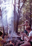 Roasting marshmallows, Camp Edgewood, 1977