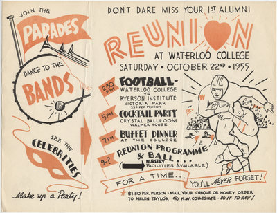 Waterloo College Alumni Reunion, 1955