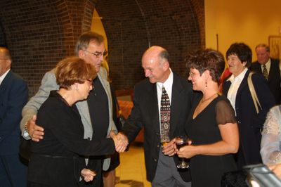 Attendees at Hall of Fame induction ceremony, 2003