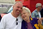 Eileen Stumpf and son, Wilfrid Laurier University Homecoming, 2003