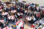 Overview of guest tables at seasonal lunch, 2001