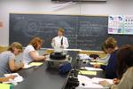 Students in science lab, 2001