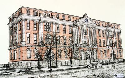 St. Jeromes building sketch, 2004