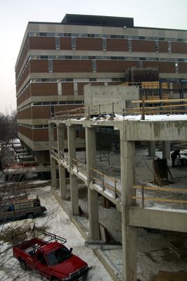 Construction of Schlegel Centre, 2002