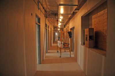 Interior construction at St. Jerome's building, Wilfrid Laurier University, 2006