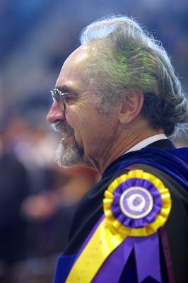 Fred Binding at Wilfrid Laurier University spring convocation, 2003