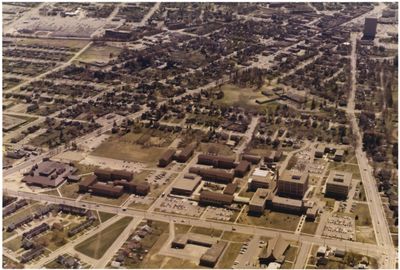 Aerial view of Waterloo Lutheran University