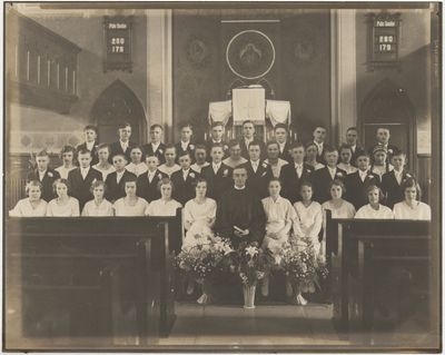 St. John's Lutheran Church confirmation class, 1928