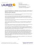 018-2017 : Laurier Brantford to celebrate campus diversity with Hall of Nations grand opening