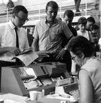 Student registration at Waterloo Lutheran University, 1968