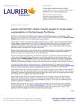 097-2017 : Laurier-led Northern Water Futures project to study water sustainability in the Northwest Territories