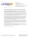 175-2017 : Activist Daniel T’seleie to speak at Laurier research day