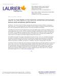240-2016 : Laurier to host Battle of the Somme centennial anniversary lecture and symphony performance