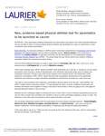 015-2018 : New, evidence-based physical abilities test for paramedics to be launched at Laurier