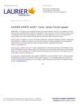 062-2018 : LAURIER EXPERT ALERT: Const. James Forcillo appeal