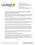 153-2018 : Laurier to host public lecture addressing gaps in graduate skill-sets in Sub-Saharan Africa