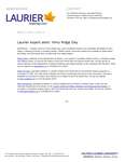 038-2019 : Laurier expert alert: Vimy Ridge Day