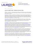 136-2019 : Laurier expert alert: National Seniors Day