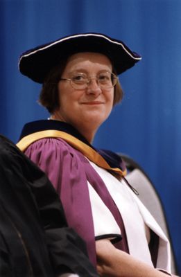 Maureen Kempston Darkes at spring convocation 1998, Wilfrid Laurier University