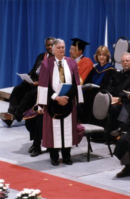 Thomas Rolston at spring convocation 1998, Wilfrid Laurier University