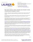 152-2019 : New senior advisor: equity, diversity and inclusion to lead comprehensive strategy at Laurier