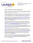 41-2020 : Laurier expert alert: Mental Health Week