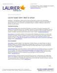 64-2020 : Laurier expert alert: Back to school