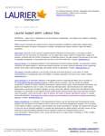 67-2020 : Laurier expert alert: Labour Day