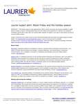 101-2020 : Laurier expert alert: Black Friday and the holiday season