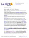 27-2021 : Laurier expert alert: World Water Day