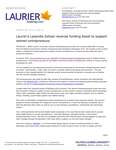 32-2021 : Laurier’s Lazaridis School receives funding boost to support women entrepreneurs