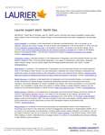 38-2021 : Laurier expert alert: Earth Day
