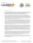 58-2021 : Partnership between Laurier and local school boards offers educators access to French teaching qualifications