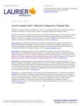 64-2021 : Laurier expert alert: National Indigenous Peoples Day