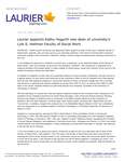 75-2021 : Laurier appoints Kathy Hogarth new dean of university’s Lyle S. Hallman Faculty of Social Work