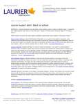 83-2021 : Laurier expert alert: Back to school