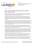 3-2022 : Laurier appoints Heidi Northwood as senior executive officer: global strategy