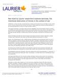 32-2022 : New book by Laurier researchers explores domicide, the intentional destruction of homes in the context of war