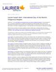 56-2022 : Laurier expert alert: International Day of the World’s Indigenous Peoples