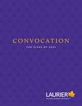 Wilfrid Laurier University Fall 2022 Convocation program