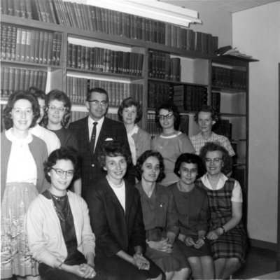 Waterloo Lutheran University Library staff