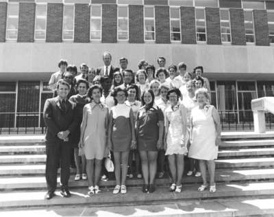 Waterloo Lutheran University Library staff