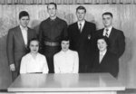 Waterloo College senior class executive, 1954-55