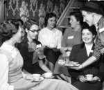 Waterloo College freshette tea, 1955-56