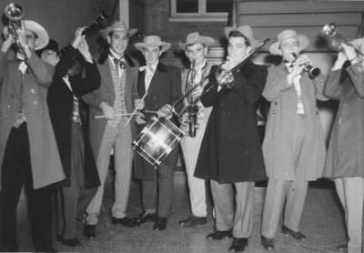 Purple and Gold Revue band, 1955